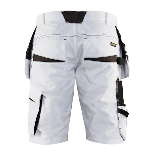 Short peintre + stretch avec poches flottantes blanc gris foncé T38 - BLÅKLÄDER - 109913301098C44 pas cher Secondaire 1 L