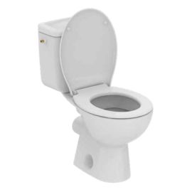 Pack WC NOE Porcher m&eacute;canique finition blanc brillant sortie horizontale - P114601 photo du produit Principale M