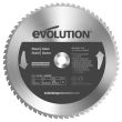 Lame de scie circulaire 355mm / 66 dents pour acier - EVOLUTION POWER TOOL - 66TBLADE pas cher