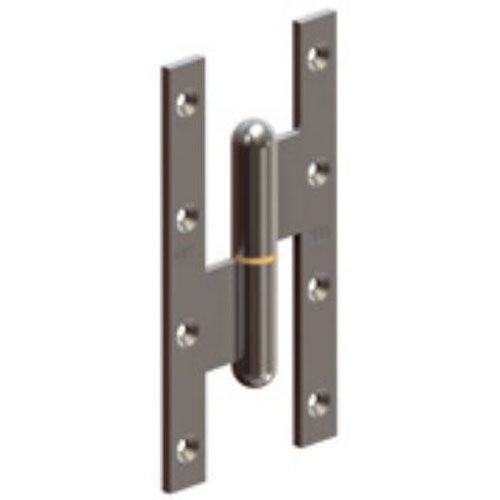 Paumelle 6004 bout carr&eacute; gauche NF 110x70mm - MONIN - 611220 pas cher