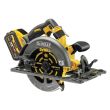 Scie circulaire 54 V XR FLEXVOLT + 2 batteries 9 Ah + chargeur + coffret TSTAK DEWALT DCS579X2-QW photo du produit Secondaire 1 S