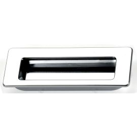 Poignée cuvette Estamp Inlay 145 x 50 mm chrome brillant - 3701400 pas cher Principale M