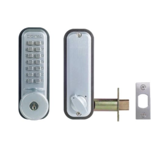 Verrou &agrave; code m&eacute;canique p&ecirc;ne dormant +cl&eacute; de secours &agrave; larder UNICODE 2210CS - UNITECNIC - U300.1.235 pas cher