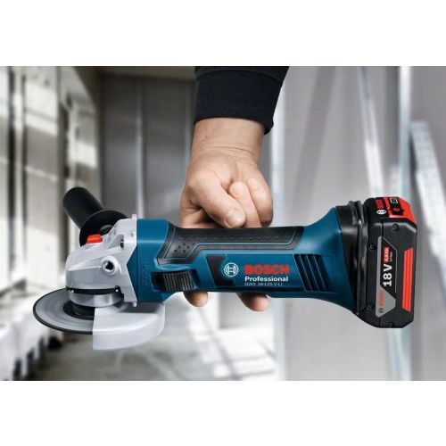 Meuleuse d'angle 18 V GWS 18-125 V-LI + 2 batteries 4 Ah + chargeur + coffret L-BOXX - BOSCH - 060193A30Y photo du produit Secondaire 3 L