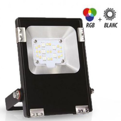 Projecteur extérieur LED ARCHEO RGB noir 230V 10W RGB + blanc CCT IP65 MIIDEX LIGHTING 80100 photo du produit