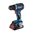 Perceuse-visseuse 18 V GSR 18V-90 C PROFESSIONAL avec 2 batteries + chargeur + coffret L-BOXX BOSCH 06019K6005 photo du produit Secondaire 2 S