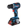 Perceuse-visseuse 18 V GSR 18V-90 C PROFESSIONAL avec 2 batteries + chargeur + coffret L-BOXX BOSCH 06019K6005 photo du produit Secondaire 1 S