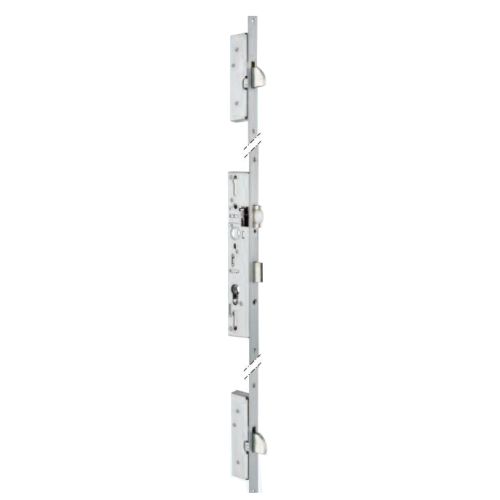 Serrure 3 points TF3 pêne dormant et rouleaux C36 têtière plate 22mm - STREMLER - 6374.40.0TP22 pas cher