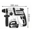 Perforateur SDS Plus sans-fil Bosch GBH 18V-EC 18 V + 2 batteries Procore 8Ah + chargeur + L-BOXX photo du produit Secondaire 1 S