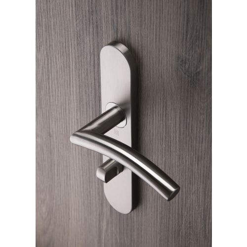 Ensemble sur plaques série JADE 1494 type condamnation à voyant finition inox brossé - HERACLES - B-INOX-SP18V pas cher Secondaire 4 L