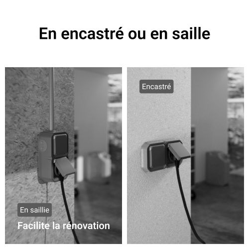 Triple prise de courant précâblée PLEXO 3x2P+T horizontale - LEGRAND - 069564 pas cher Secondaire 6 L