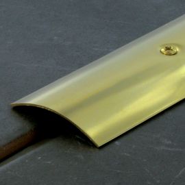 Bande seuil percée Dinac laiton poli 50 x 2700 mm - 2022110 photo du produit Principale M