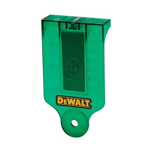 Carte cible avec base magnétique pour laser vert DEWALT DE0730G-XJ photo du produit Principale L