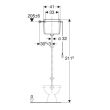 Réservoir haute position à chainette - GEBERIT - 123.700.11.1 pas cher Secondaire 2 S