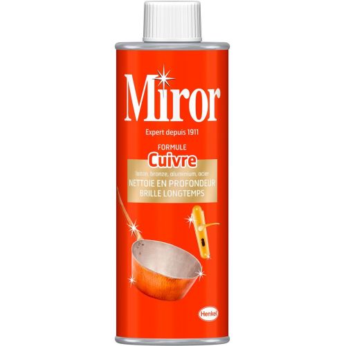 Nettoyant MIROR pour métaux jaunes flacon 250 ml MIROR 250ML photo du produit Principale L