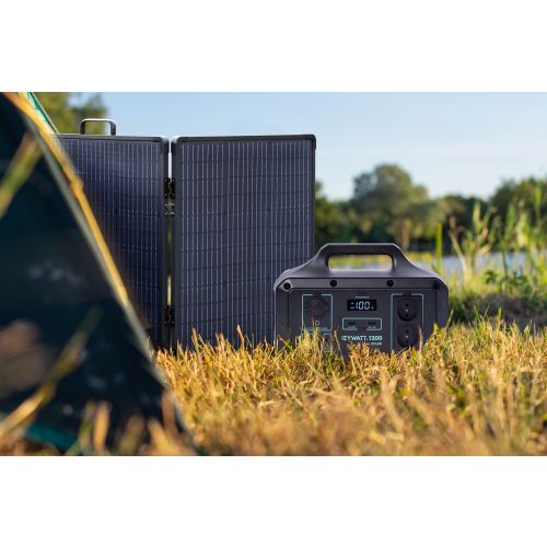 Pack station énergie portative IZYWATT 1500 + 2 panneaux solaires 315W pliants cadrés - ORIUM - 39224 pas cher Secondaire 15 L