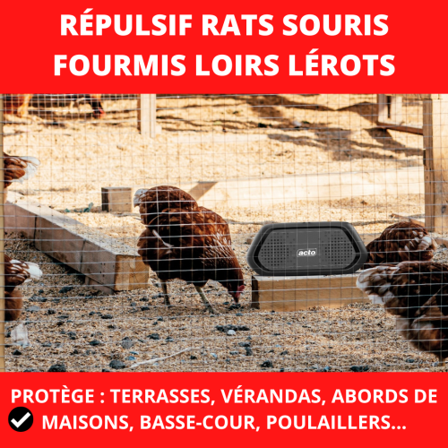 Répulsif ultrasons rats souris fourmis ACTO RUS10 photo du produit Secondaire 1 L