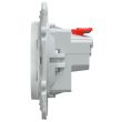 Prise de courant OVALIS 2P+T 16 A affleurant bornes automatiques blanc SCHNEIDER ELECTRIC S320052 photo du produit Secondaire 4 S
