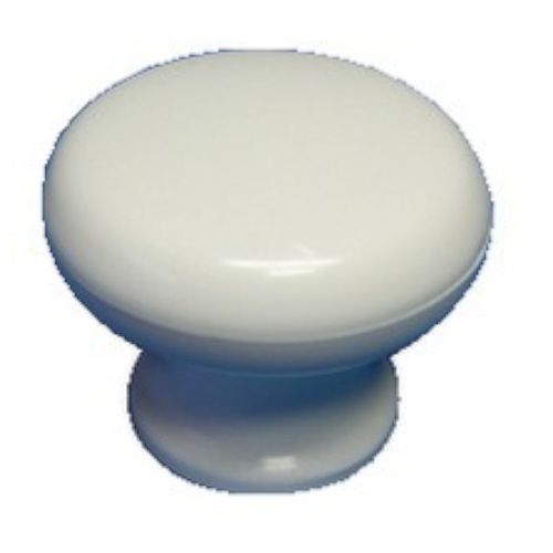 Bouton plastique diamètre 30 mm blanc SELECT HARDWARE 17933 photo du produit Principale L