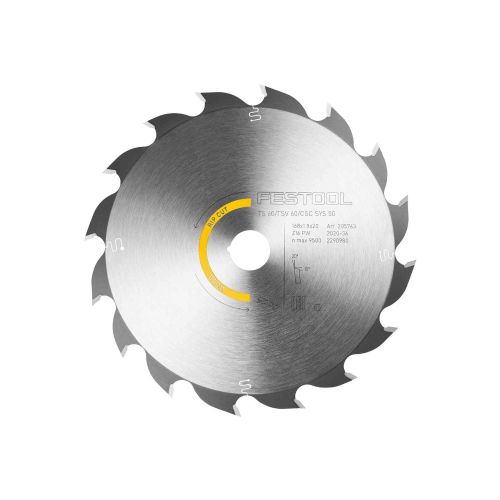 Lame de scie circulaire WOOD RIP CUT HW 168x1,8x20 PW16 - FESTOOL - 205763 pas cher