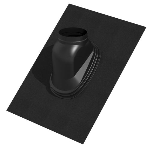 Solin de toit pour terminal noir Ubiflex 25 à 45° 80/125mm - UBBINK - 189901 pas cher
