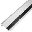 Seuil 4m aluminium anodis&eacute; argent avec bande anti d&eacute;rapant - DUVAL - PER-NA pas cher