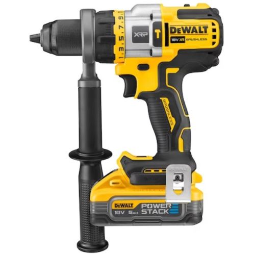 Perceuse-visseuse à percussion 18 V XR ADVANTAGE BRUSHLESS + 2 batteries + chargeur + coffret T-STAK DEWALT DCD999H2T-QW photo du produit Secondaire 2 L