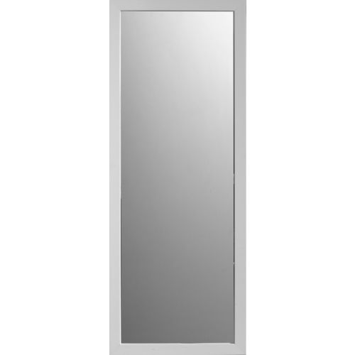 Miroir décoratif à encadrement blanc 128x48cm - PRADEL - 275408 pas cher Principale L
