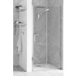 Porte de douche pliante SMART DESIGN sans seuil réversible 70CM - KINEDO - PA9090BTNE pas cher