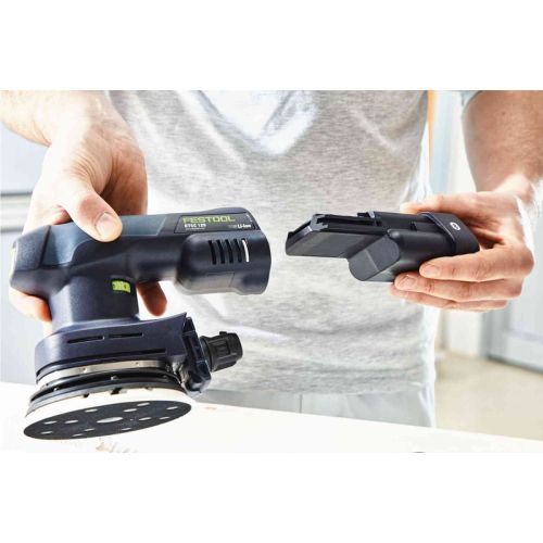 Ponceuse excentrique hybride 18 V ETSC 125 3,0 I-Plus + 2 batteries 3 Ah + chargeur + coffret Systainer SYS³ FESTOOL 577694 photo du produit Secondaire 4 L