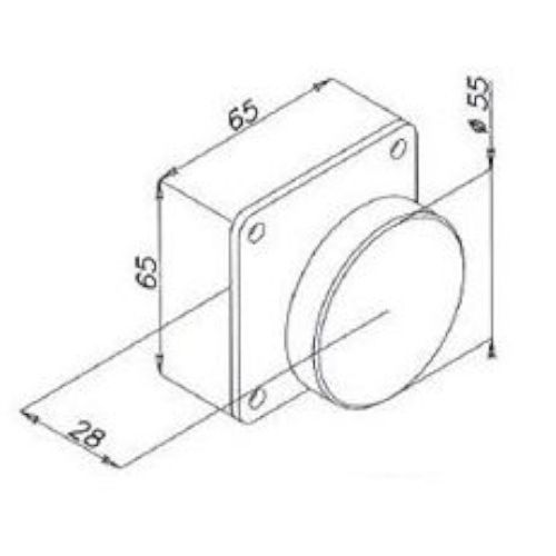 Contreplaque fixe acier OPERA 01800Z photo du produit Secondaire 1 L