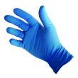 Boîte de 100 gants jetables Eco nitrile non poudré bleu TL NITRILE NP photo du produit
