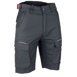 Bermuda paléo coton/poly gris/noir LMA LEBEURRE - 6165 photo du produit Principale M