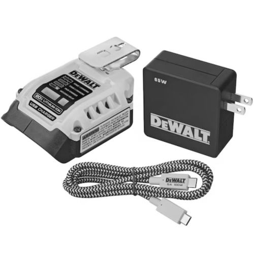 Chargeur portable 5A XR 18V / 54V avec adaptateur - DEWALT - DCB094K-QW pas cher Secondaire 1 L