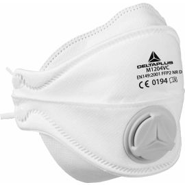 Masque respiratoire pliable jetable 4 volets Delta plus avec valve pas cher Principale M