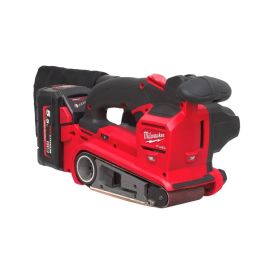 Ponceuse à bande 18 V Milwaukee M18 FBTS75-552X 75 mm + 2 batteries 5,5 Ah + chargeur + coffret HD BOX photo du produit Principale M