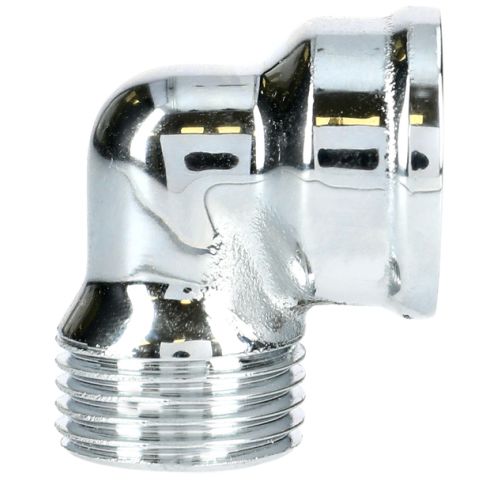 Coude mâle femelle 12x17 chromé - GARIS - D23502C pas cher Secondaire 4 L