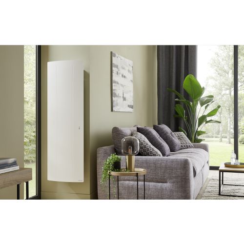 Radiateur chaleur 1000W AGILIA vertical pilotage intelligent connecté blanc carat - ATLANTIC - 518416 pas cher Secondaire 2 L