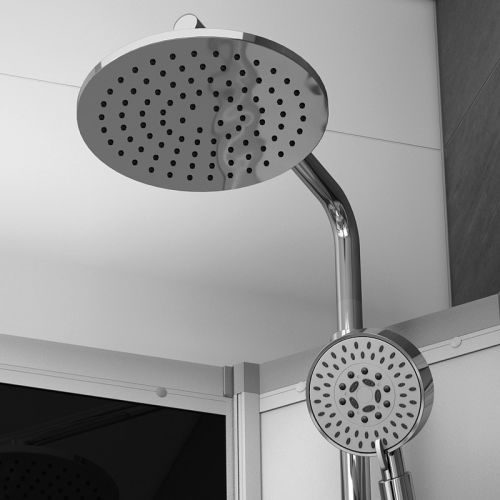 Cabine de douche asym&eacute;trique SILVER INTEGRAL DROITE NOIR 70x90 - THALASSOR - SAIN7090D pas cher Secondaire 1 L