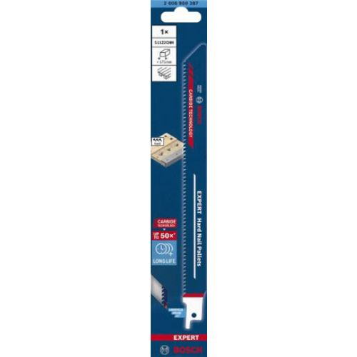 Lame de scie sabre Expert Carbure Palette 225 mm S1122 CHM BOSCH EXPERT 2608900387 photo du produit Secondaire 4 L