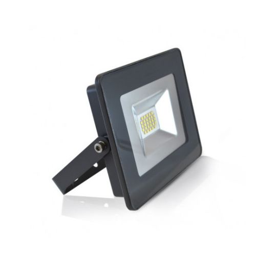 Projecteur extérieur LED LUMOS SLIM plat 20 W IP65 gris 3000 K MIIDEX LIGHTING 800424 photo du produit