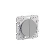 Interrupteur double va-et-vient ODACE 10 A à vis aluminium - SCHNEIDER ELECTRIC - S536214 pas cher