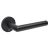 Béquille double sur rosace JADE slim noir mat bec de cane diamètre 19mm SL02 photo du produit Principale XS