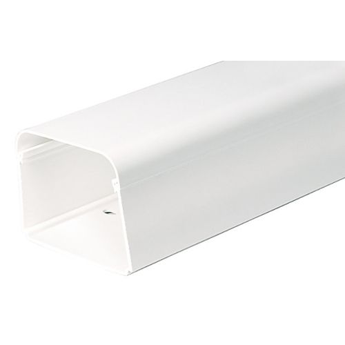 Goulotte 80 PVC blanche 2 m  GOU80 photo du produit Principale L