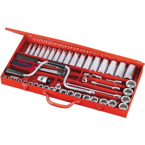 Coffret 1/2'' Sam outillage de 49 outils en mm - 75-SH49A photo du produit Principale L