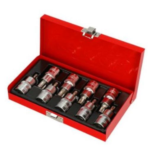 Coffret de 9 douilles tournevis ULTIMATE Torx® 1/2 '' T20 à T60 KS TOOLS 922.1890 photo du produit Secondaire 1 L