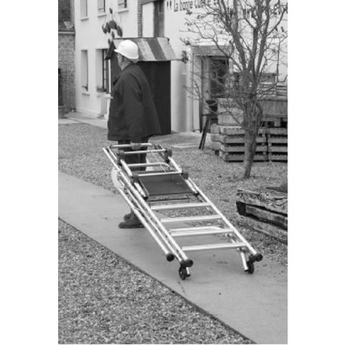 Plateforme à garde-corps fixe PROFORT 2 marches - TUBESCA-COMABI - 2272512 pas cher Secondaire 4 L