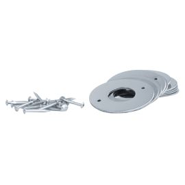 Rosace Héraclès bec de cane diamètre 36 mm en sachet de 10 inox brossé - B-INOX-15 photo du produit Principale M