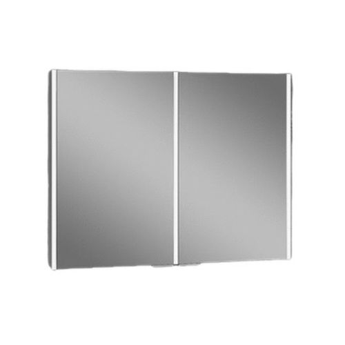 Armoire de toilette aluminium 2 portes modèle 80 70x80cm - PRADEL - 730089 pas cher