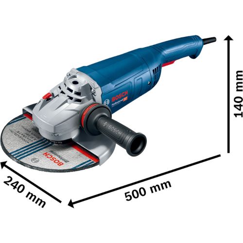 Pack meuleuses (GW 22-230 P + GWS 1400) (sans batterie ni chargeur) BOSCH 0601824805 photo du produit Secondaire 1 L